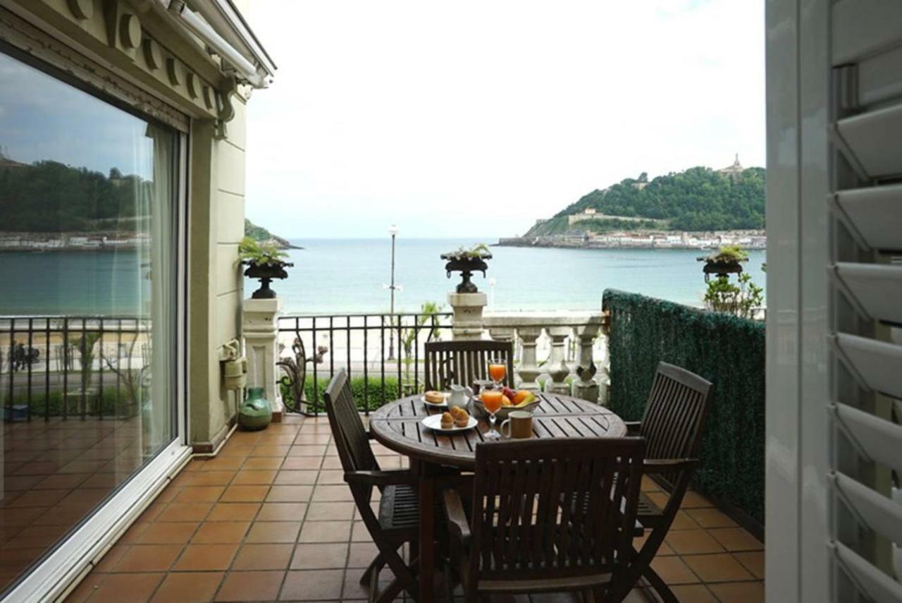 Breathtaking Terrace Views In Luxury Apartment - By Www,Sansebastianapartments,Es San Sebastian Bagian luar foto