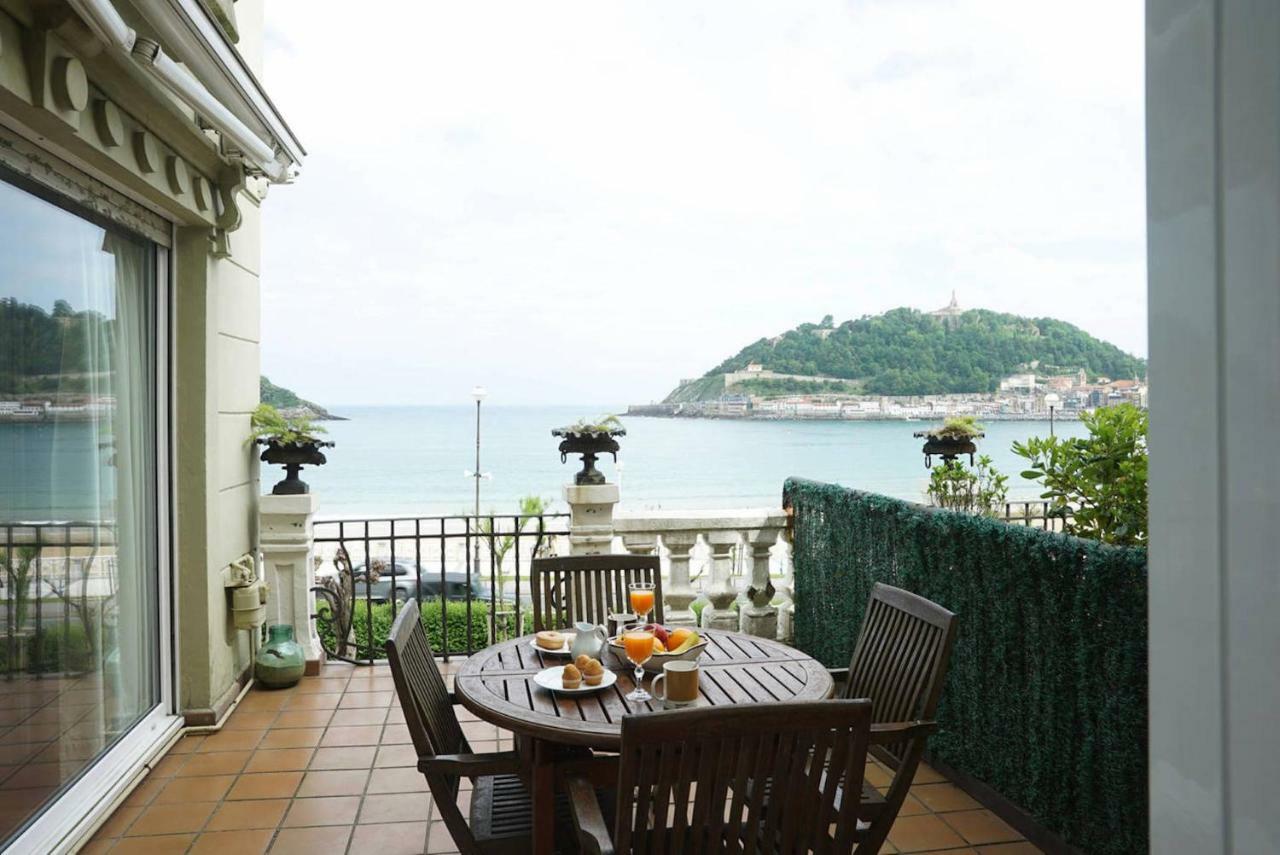 Breathtaking Terrace Views In Luxury Apartment - By Www,Sansebastianapartments,Es San Sebastian Bagian luar foto